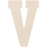 Baltic Birch Collegiate Font Letters & Numbers 13"
