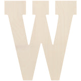Baltic Birch Collegiate Font Letters & Numbers 13"