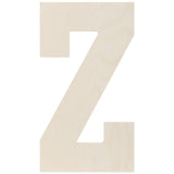 Baltic Birch Collegiate Font Letters & Numbers 13"