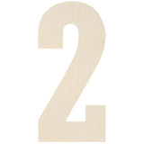 Baltic Birch Collegiate Font Letters & Numbers 13"