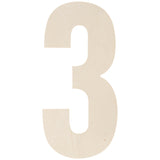 Baltic Birch Collegiate Font Letters & Numbers 13"