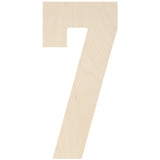 Baltic Birch Collegiate Font Letters & Numbers 13"