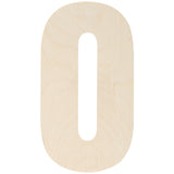 Baltic Birch Collegiate Font Letters & Numbers 13"