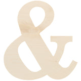 Baltic Birch Collegiate Font Letters & Numbers 13"