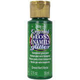 Americana Gloss Enamels Crystal Glitter Acrylic Paint 2oz