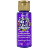 Americana Gloss Enamels Crystal Glitter Acrylic Paint 2oz