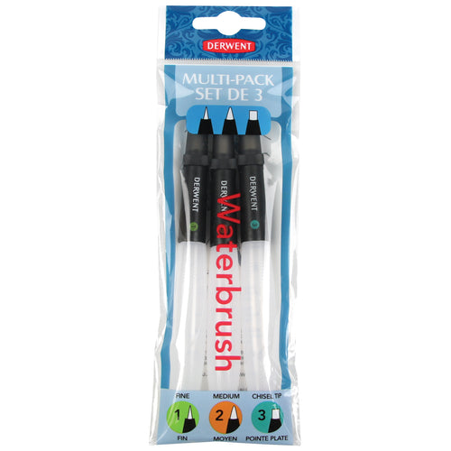 Derwent Waterbrush Assortment 3/Pkg