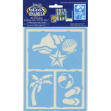 Americana Gloss Enamel Stencils 8"X6"