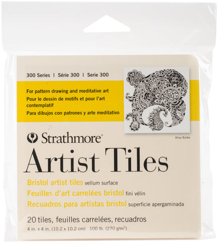 Strathmore Artist Tiles 4"X4" 20/Pkg