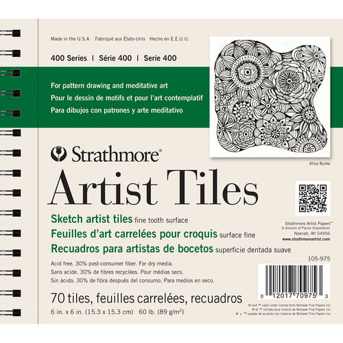 Strathmore Artist Tiles 6"X6" 70/Pkg