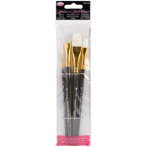 Donna Dewberry Glass Brush Set