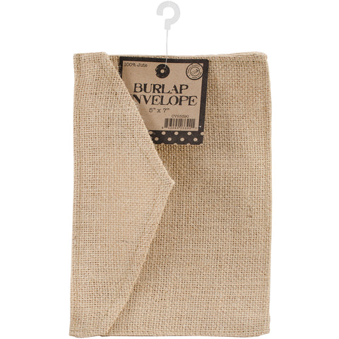 Burlap Envelope 5"X7"