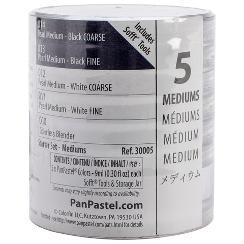 PanPastel Ultra Soft Artist Pastel Set 9ml 5/Pkg