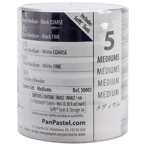 PanPastel Ultra Soft Artist Pastel Set 9ml 5/Pkg