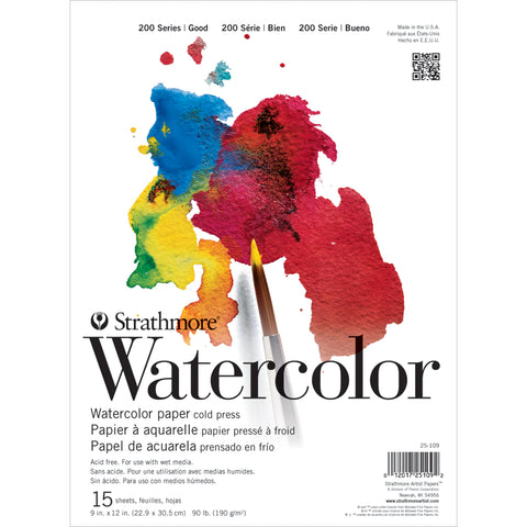 Strathmore Watercolor Paper Pad 11"X15"