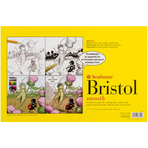 Strathmore Bristol Smooth Paper Pad 11"X17"