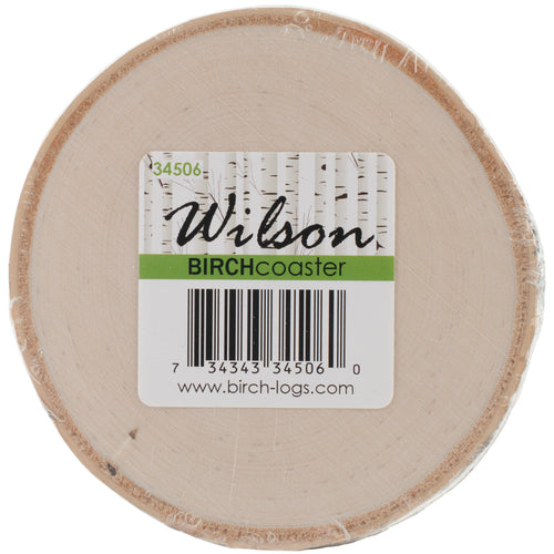 Natural White Birch Coaster .5"