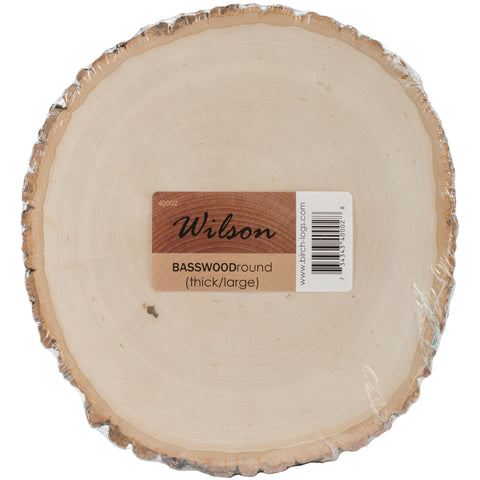 Basswood Thick Round