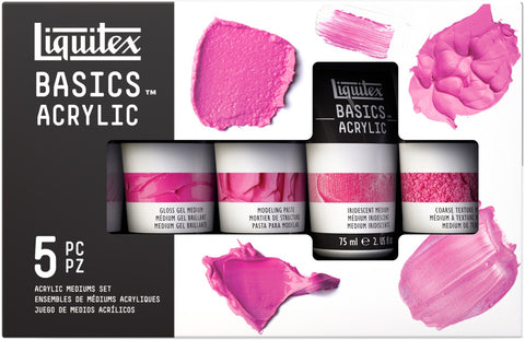 Liquitex BASICS Mediums Starter Set 5/Pkg