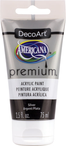 Americana Premium Acrylic Metallic Paint Tube 2.5oz