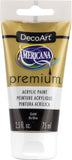Americana Premium Acrylic Metallic Paint Tube 2.5oz