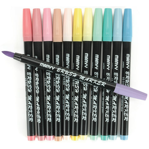 Brush Markers 12/Pkg