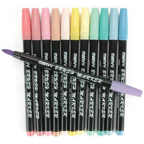 Brush Markers 12/Pkg