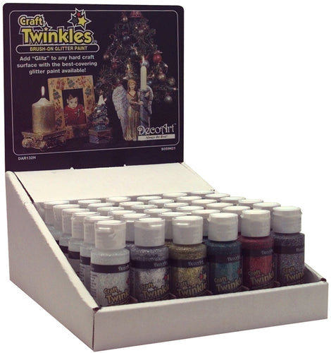 DecoArt Craft Twinkles Glitter Paint 2oz