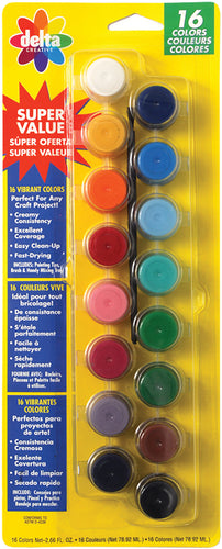 Ceramcoat Acrylic Paint Pots 16/Pkg