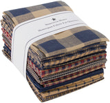 Dunroven Homespun 18"X21" Fat Quarters 12pcs