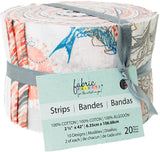 Fabric Palette Jellies 2.5"X42" 20/Pkg