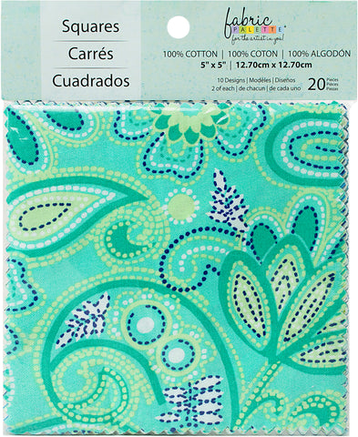 Fabric Palette Charm Pack 5"X5" 20/Pkg