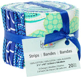 Fabric Palette Jellies 2.5"X42" 20/Pkg