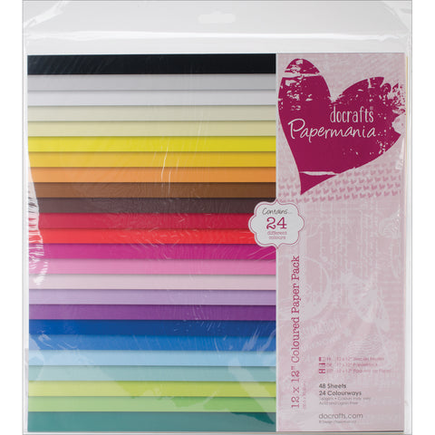 Papermania Paper Pack 12"X12" 48/Pkg
