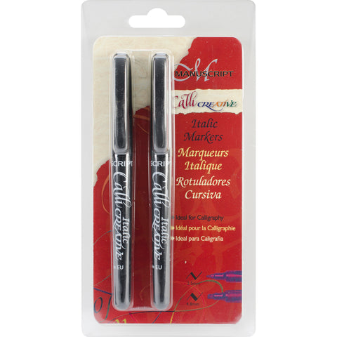 Manuscript CalliCreative Markers 2.5mm & 4.8mm 2/Pkg
