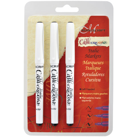 Manuscript CalliCreative Left-Handed Markers 3/Pkg