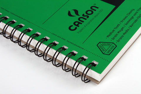 Canson XL Recycled Side Spiral Sketch Paper Pad 9"X12"