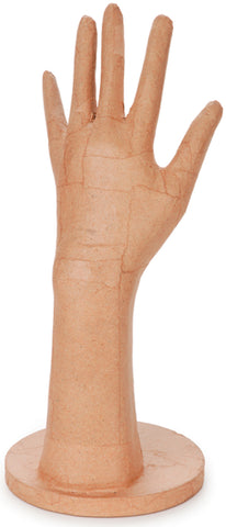 Paper-Mache Hand W/Base