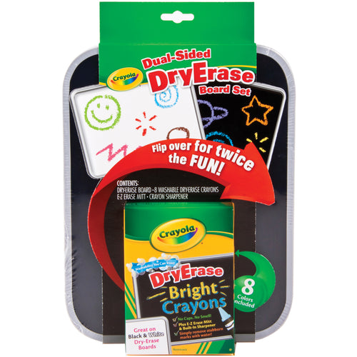 Crayola Dual-Sided Dry-Erase Board Set