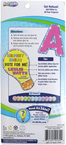 Glitter Glue .28oz 12/Pkg