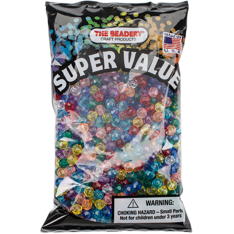 Faceted Beads 6mm 1,080/Pkg
