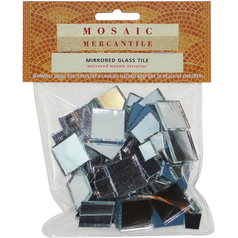 Mirrored Glass Tiles 100/Pkg