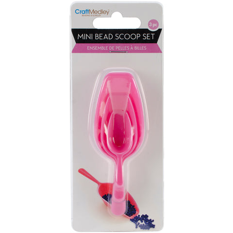 Scoop-It Mini Bead Scoops 3/Pkg