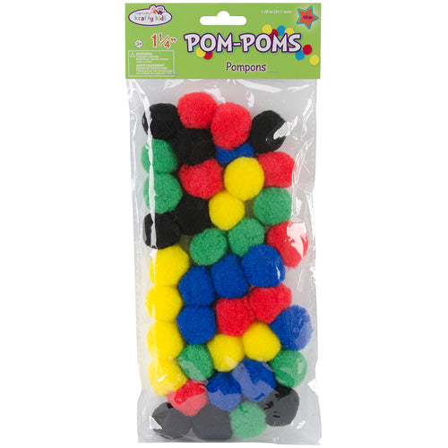 Pom-Poms 1.25" 40/Pkg
