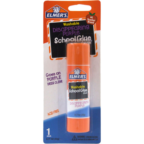 Elmer's Washable School Glue Stick - Purple
