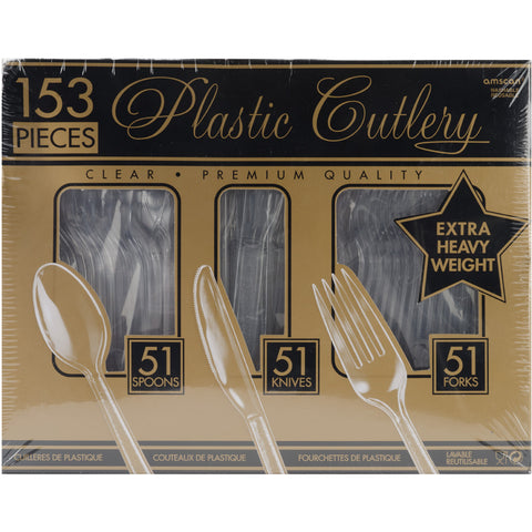 Extra Heavy Weight Plastic Cutlery 153/Pkg