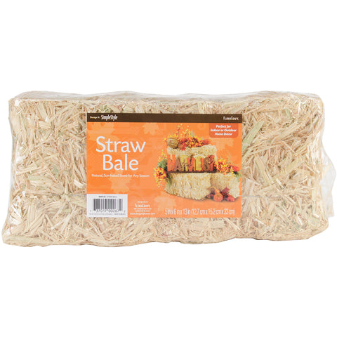 Floracraft Straw Bale 6"X5"X13"