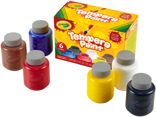 Crayola Tempera Paint 2oz 6/Pkg