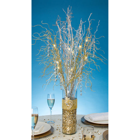 David Tutera Lighted Branch Spray 30"
