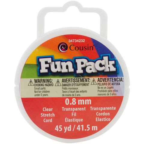 Fun Pack Stretch Cord Spool .8mmX45yd
